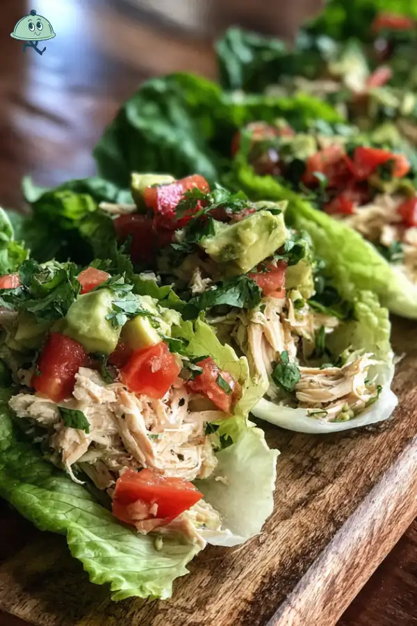 Avocado Chicken Lettuce Wraps are a must-try delight!