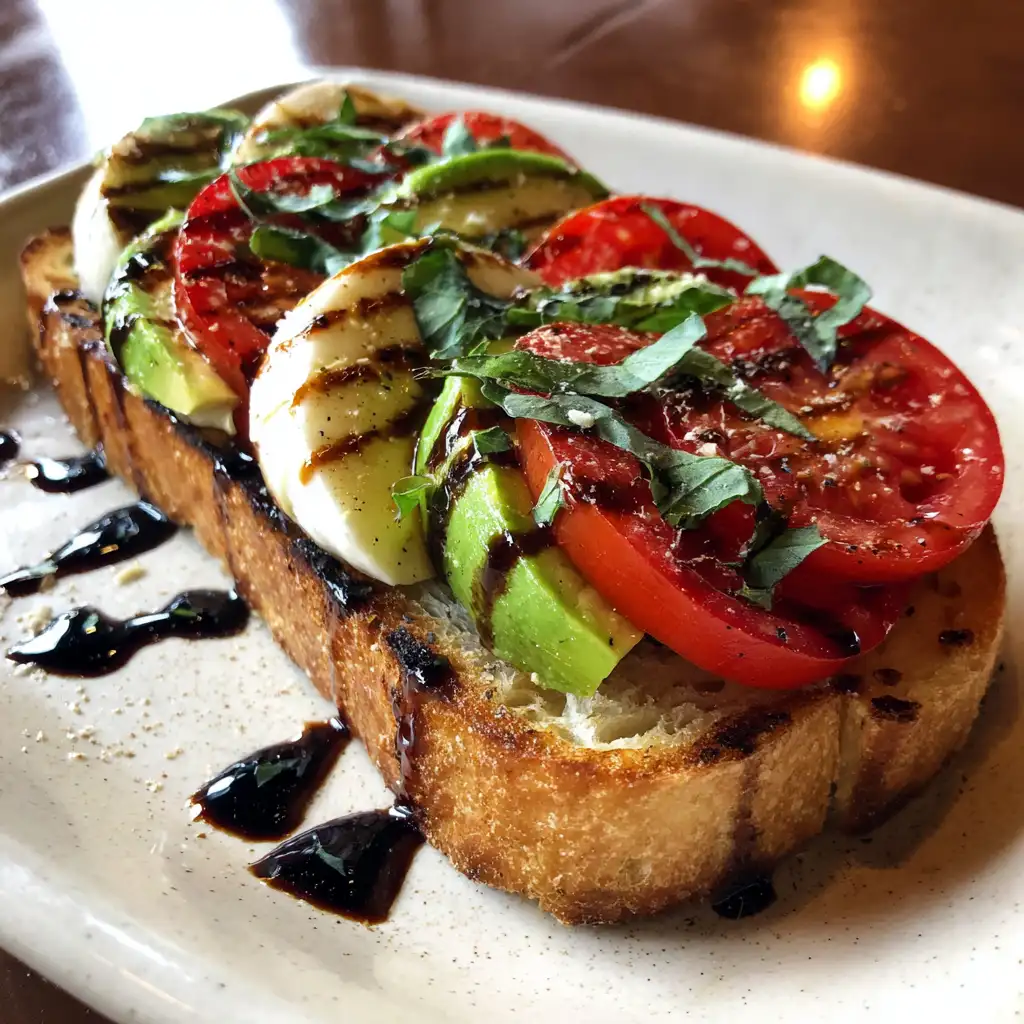 Caprese Avocado Toast Recipe Discover a Delicious Twist!