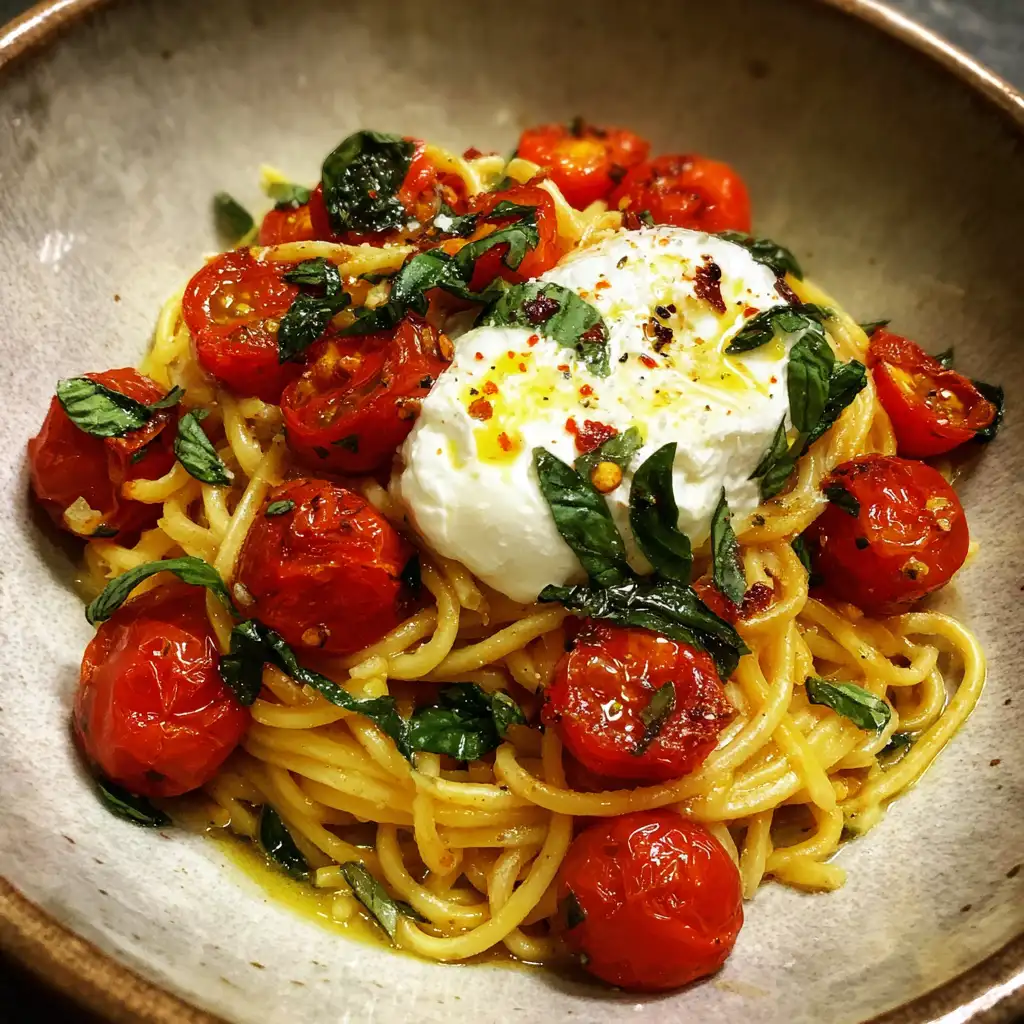 Cherry Tomato Burrata Pasta Recipe A Must-Try Delight!