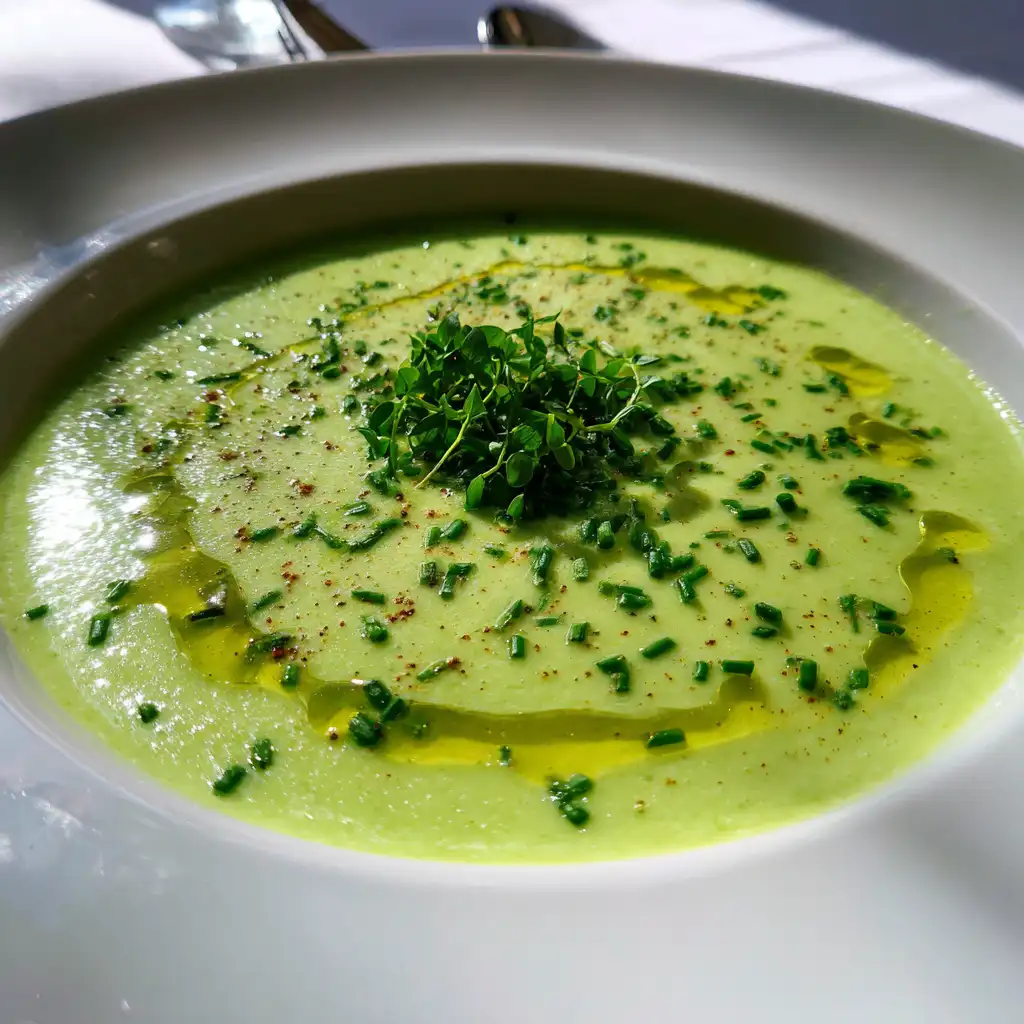 Chilled Cucumber Avocado Soup is your summer delight!