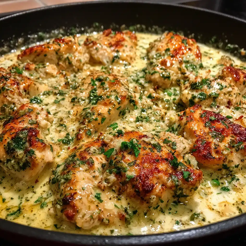 Creamy Lemon Garlic Chicken Recipe A Flavorful Delight!