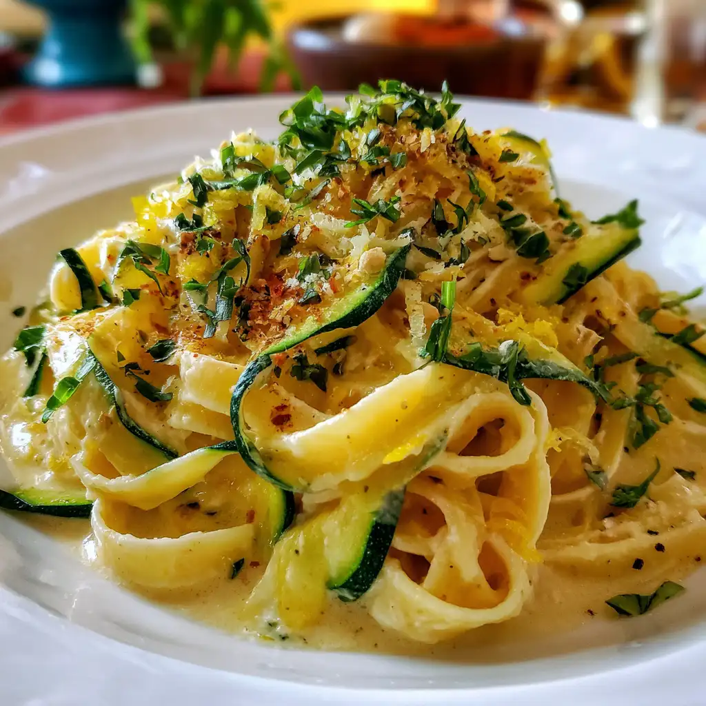 Creamy Lemon Ricotta Pasta with Zucchini is a must-try!