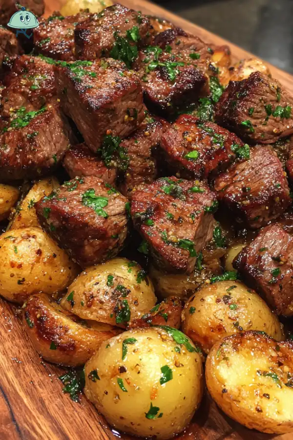 Garlic Butter Steak Bites with Potatoes A Must-Try Delight!