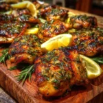 Grilled Lemon Herb Chicken Thighs Recipe will amaze you!