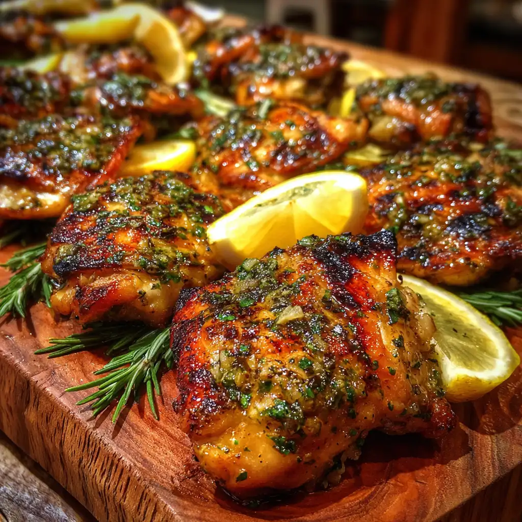 Grilled Lemon Herb Chicken Thighs Recipe will amaze you!