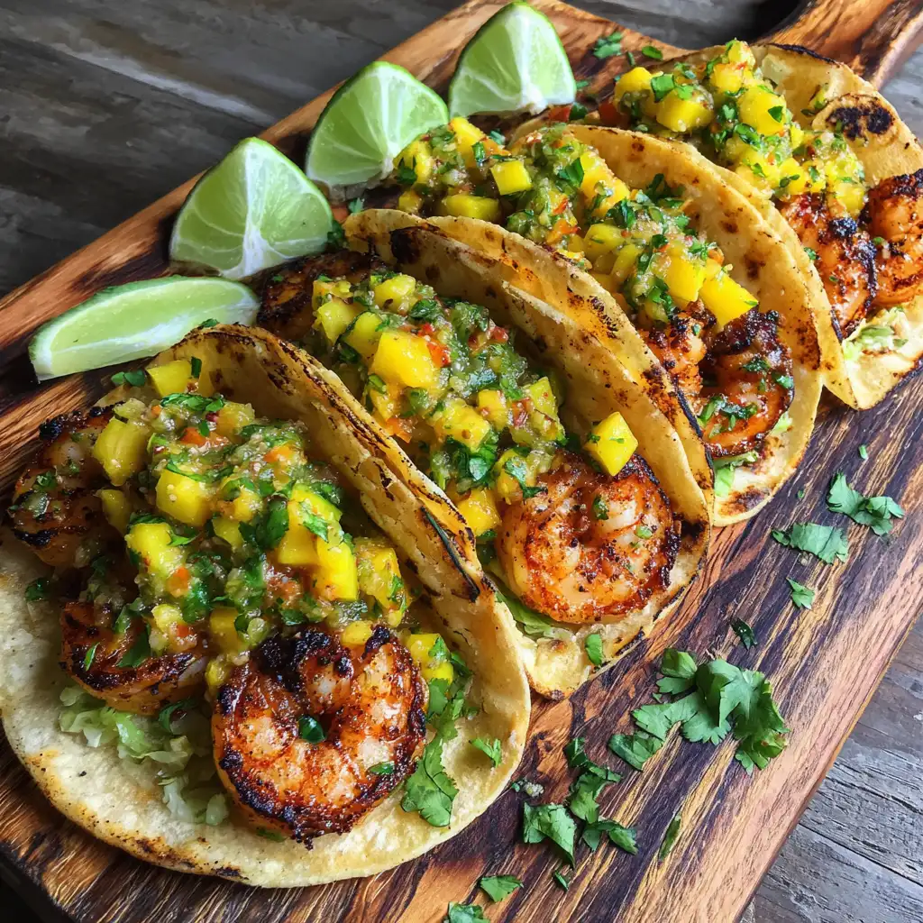 Grilled Shrimp Tacos with Mango Salsa Recipe A Must-Try!