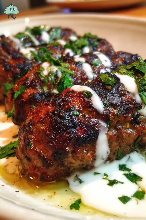 Juicy Beef Kofta with Yogurt Sauce Recipe A Must-Try!