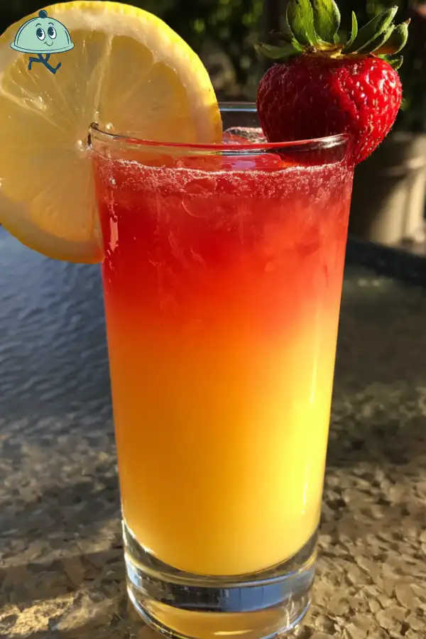 Layered Mango Strawberry Lemonade Recipe Refreshing Delight!