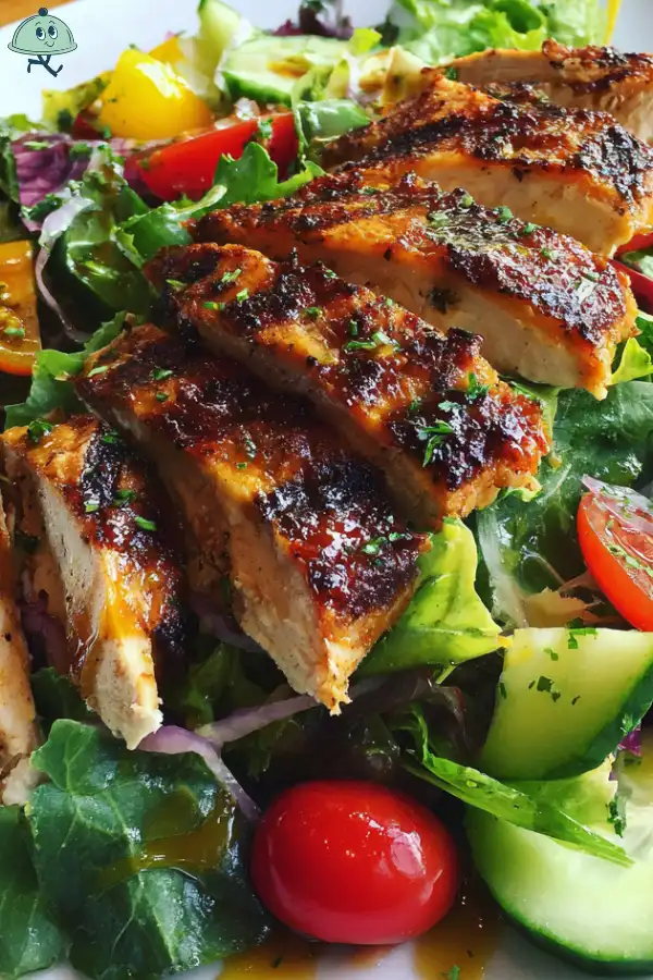 Lemon Herb Grilled Chicken Salad Recipe is a must-try!