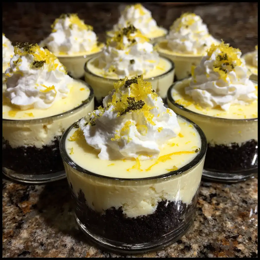 Lemon Oreo Cheesecake Cups will delight your taste buds!