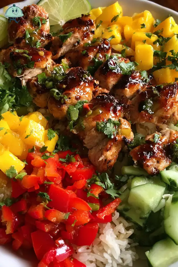 Mango Lime Chicken Bowl Discover a Flavorful Delight!