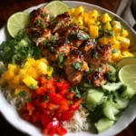 Mango Lime Chicken Bowl Discover a Flavorful Delight!