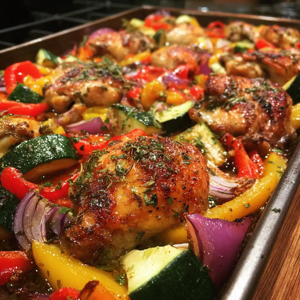 Mediterranean Chicken Sheet Pan Recipe A Flavorful Delight!