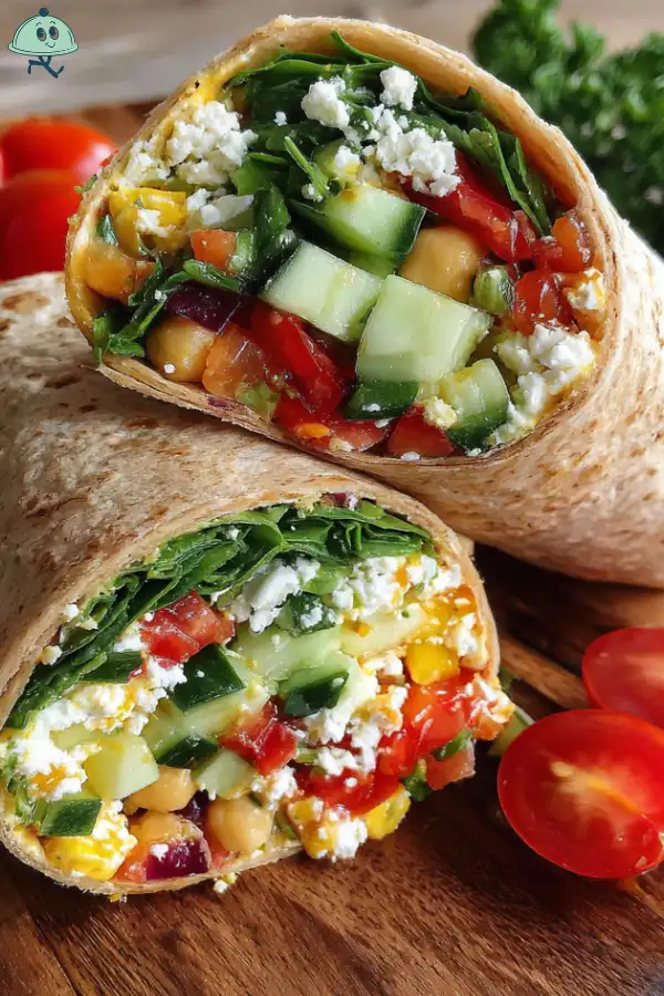 Mediterranean Chickpea Salad Wraps Recipe A Must-Try Delight!