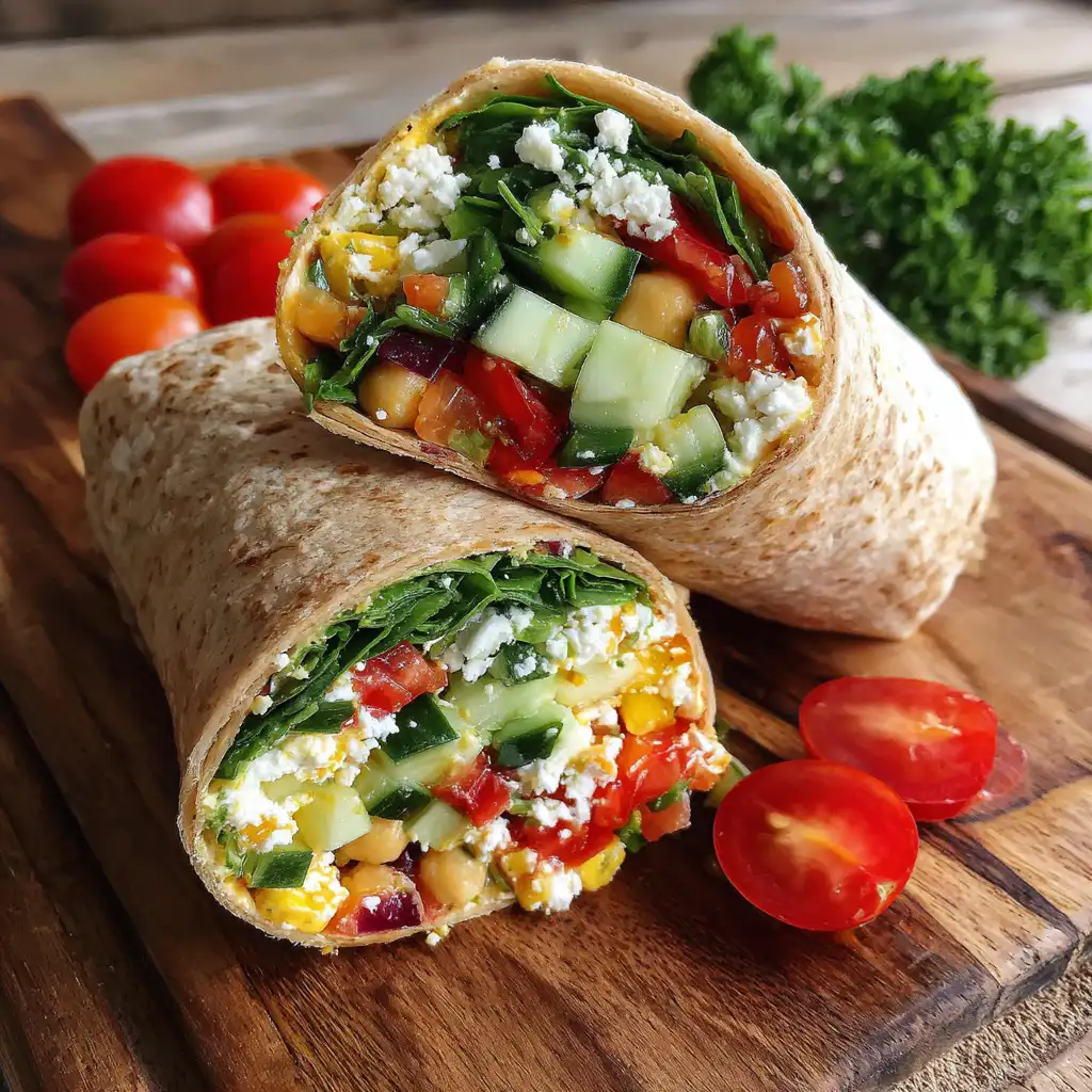 Mediterranean Chickpea Salad Wraps Recipe A Must-Try Delight!