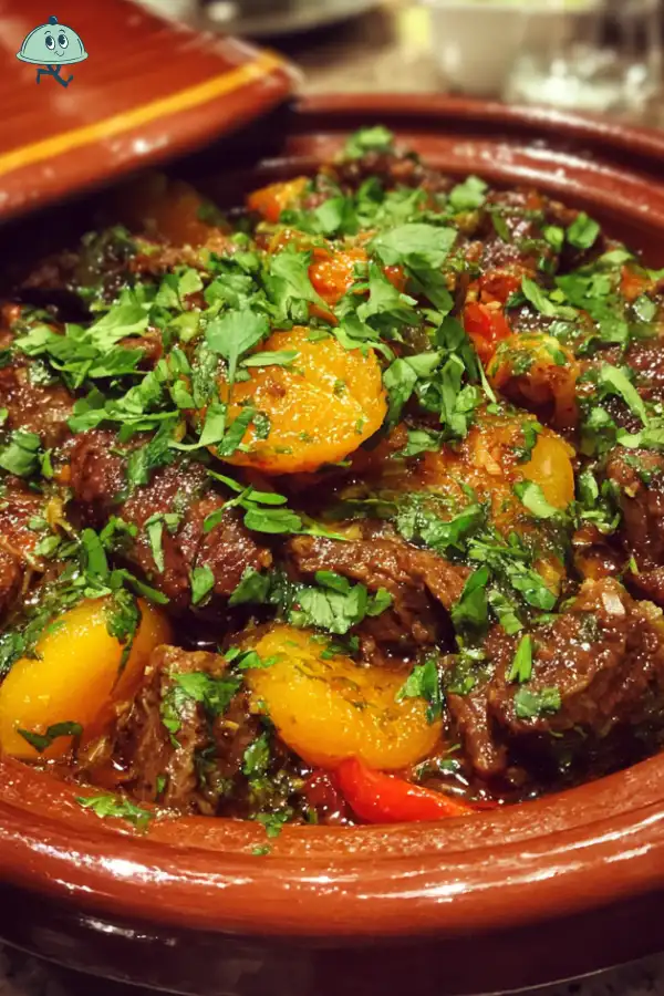 Moroccan Beef Tagine with Apricots is a must-try dish!