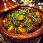 Moroccan Beef Tagine with Apricots is a must-try dish!