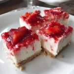 No-Bake Strawberry Cheesecake Bars Recipe is a must-try!