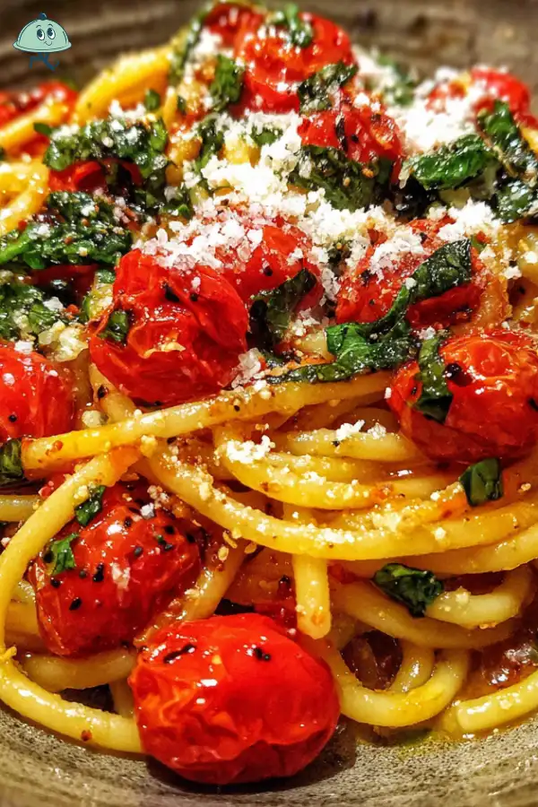 One-Pot Tomato Basil Pasta is a quick and tasty delight!