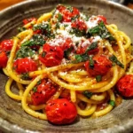 One-Pot Tomato Basil Pasta is a quick and tasty delight!