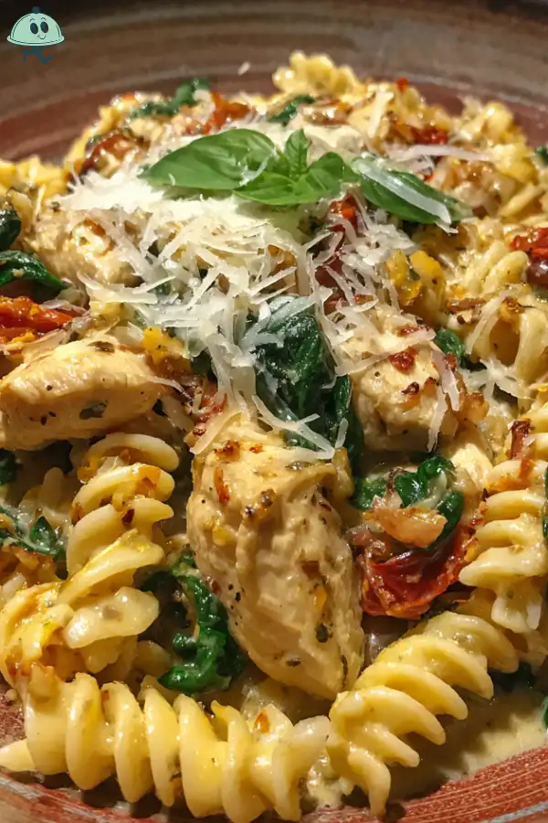 One Pot Tuscan Chicken Pasta Recipe is a must-try!