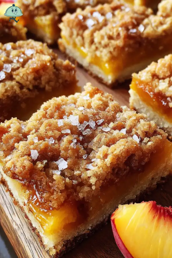 Peach Cobbler Crumble Bars Recipe A Must-Try Delight!