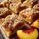 Peach Cobbler Crumble Bars Recipe A Must-Try Delight!