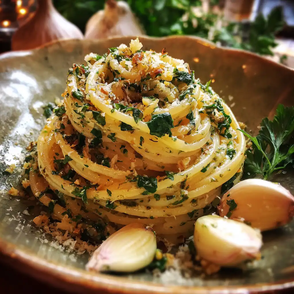 Roasted Garlic Herb Butter Pasta will delight your taste buds!