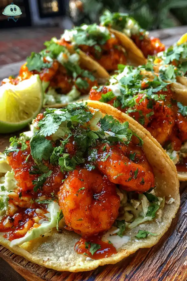 Spicy Shrimp Tacos with Lime Slaw Recipe will amaze you!