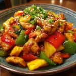 Sweet and Spicy Pineapple Chicken Stir-Fry Recipe delights!
