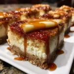 Caramel Apple Cheesecake Bars