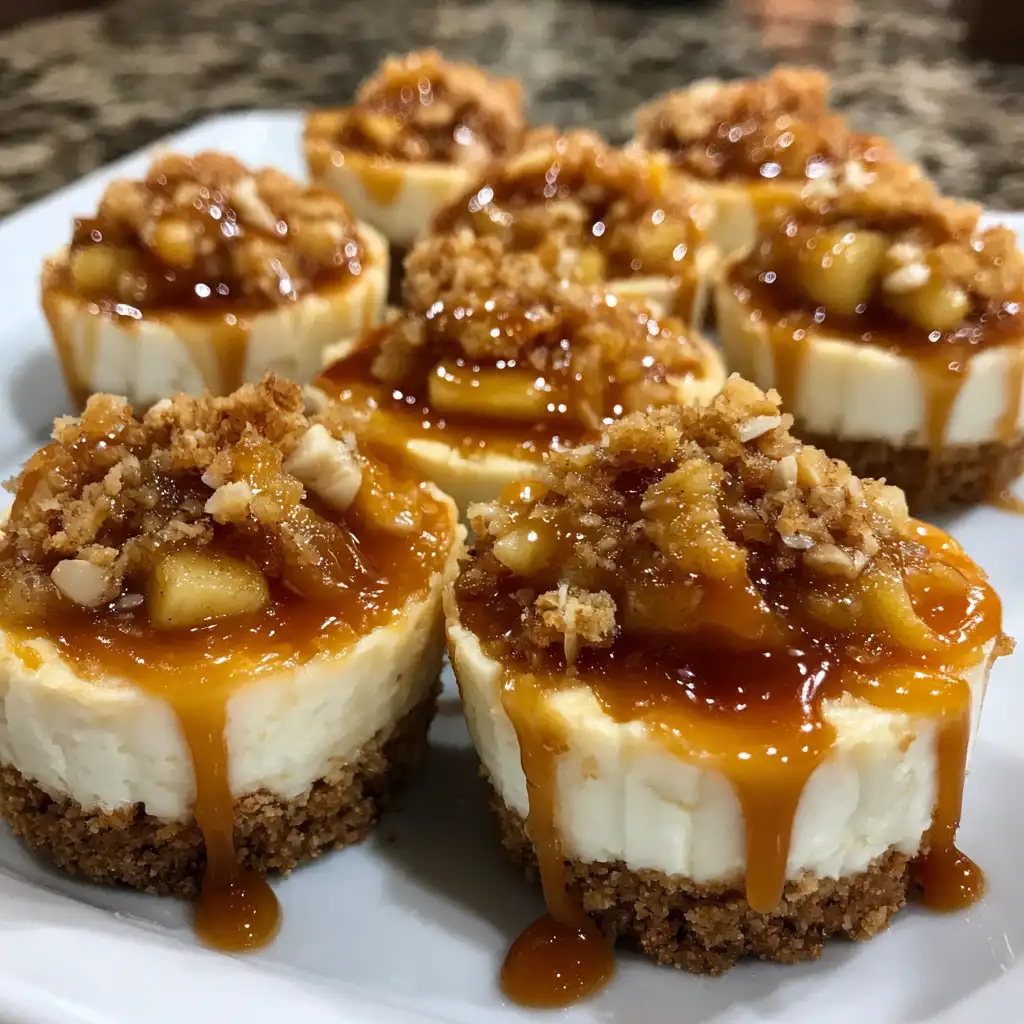 Caramel Apple Cheesecake Cups