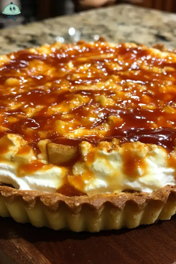 Caramel Apple Cheesecake Tart