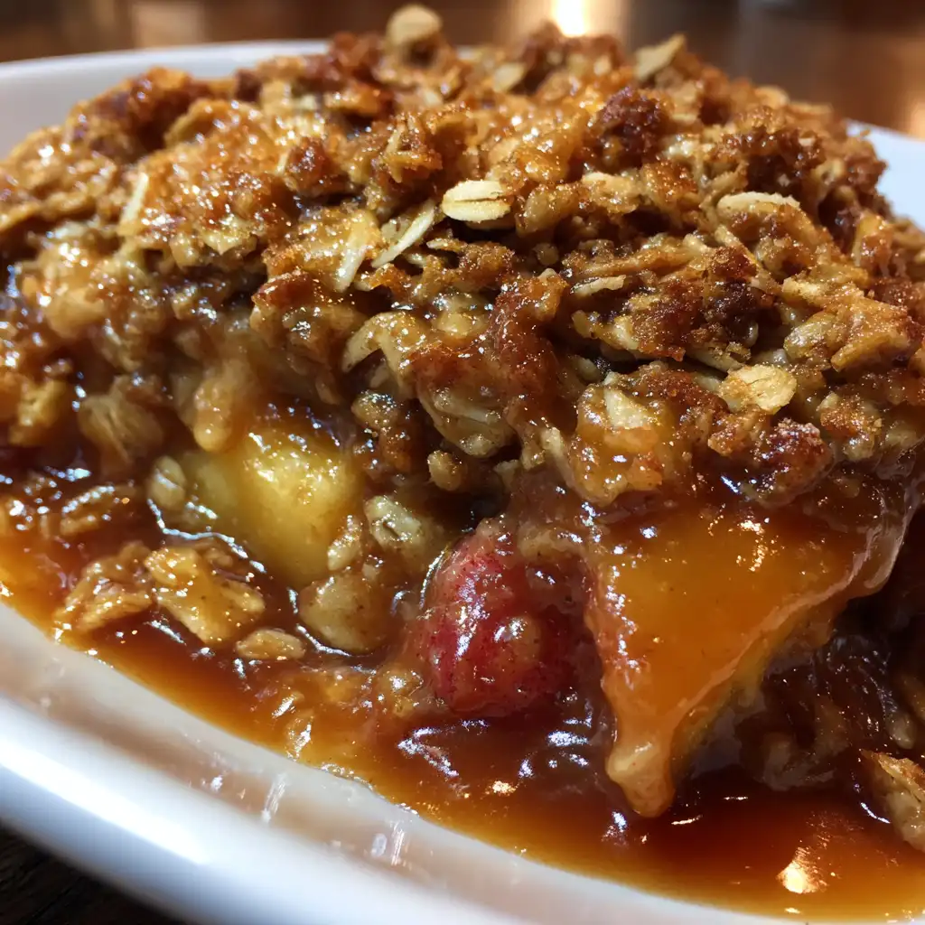 Caramel Apple Crisp