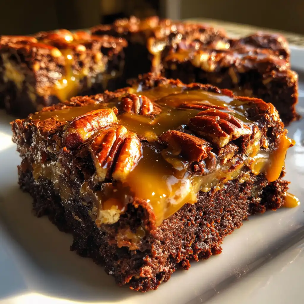 Caramel Pecan Brownies Recipe