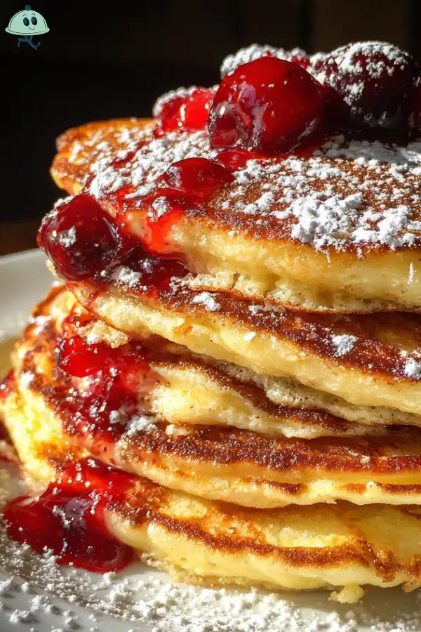 Cherry Ricotta Pancakes Recipe