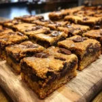 Chocolate Chip Tahini Blondies Recipe