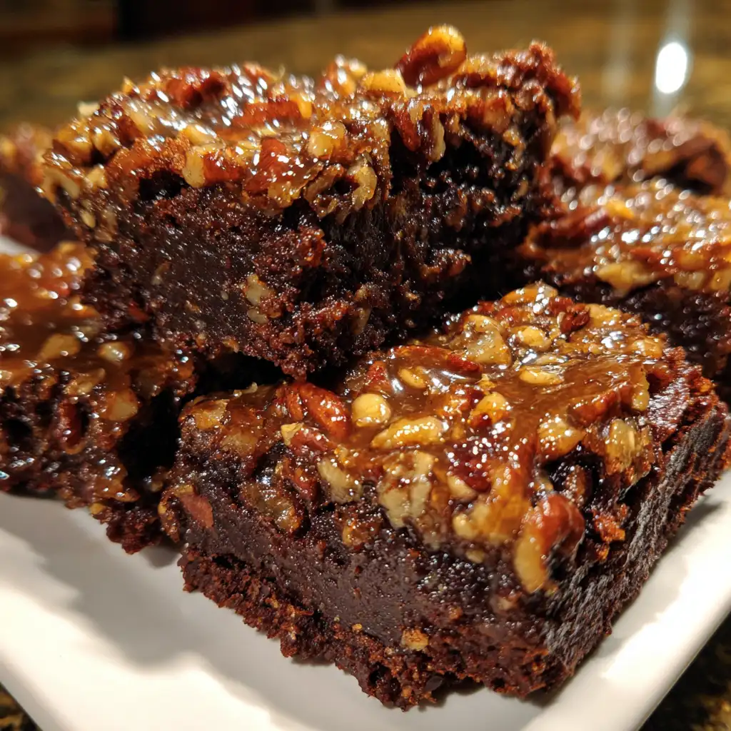 Chocolate Pecan Pie Brownies