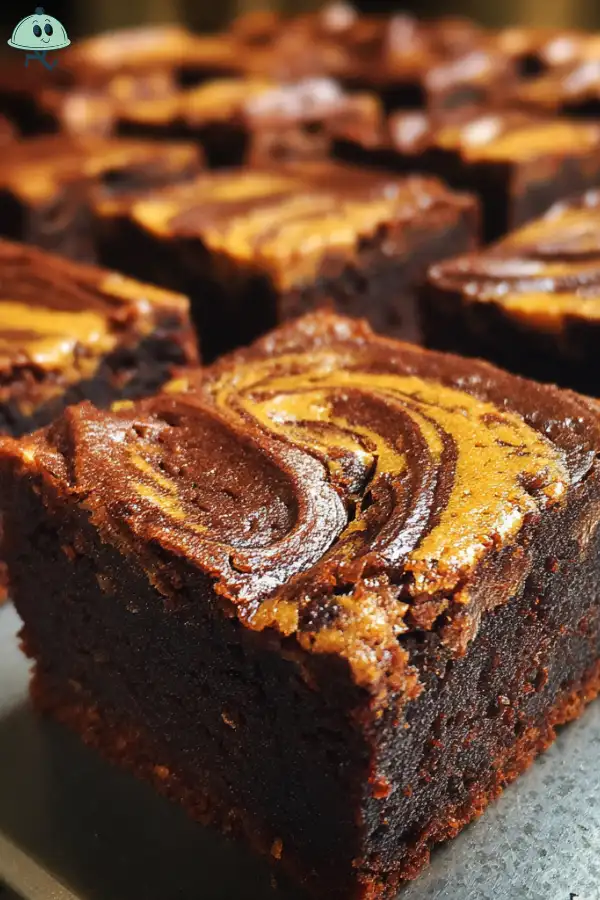 Chocolate Pumpkin Brownies