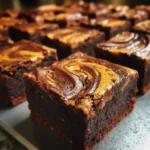 Chocolate Pumpkin Brownies