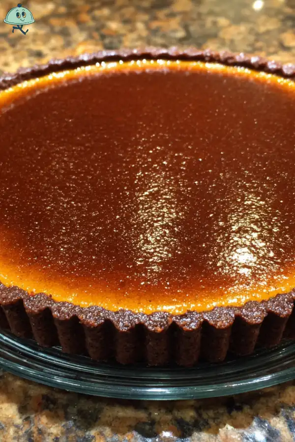 Chocolate Pumpkin Tart