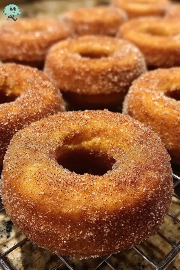 Cinnamon Sugar Pumpkin Donuts