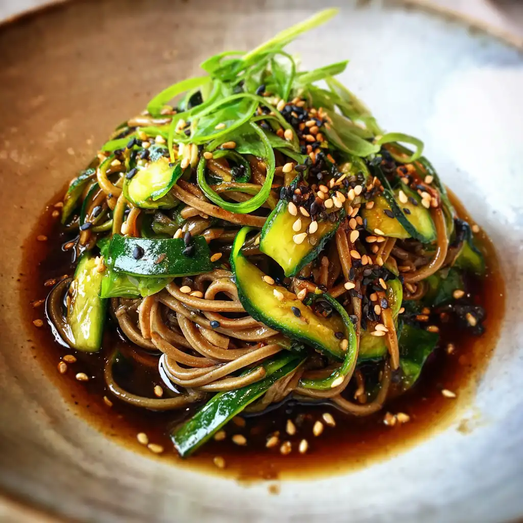 Cold Soba Noodles with Sesame Sauce