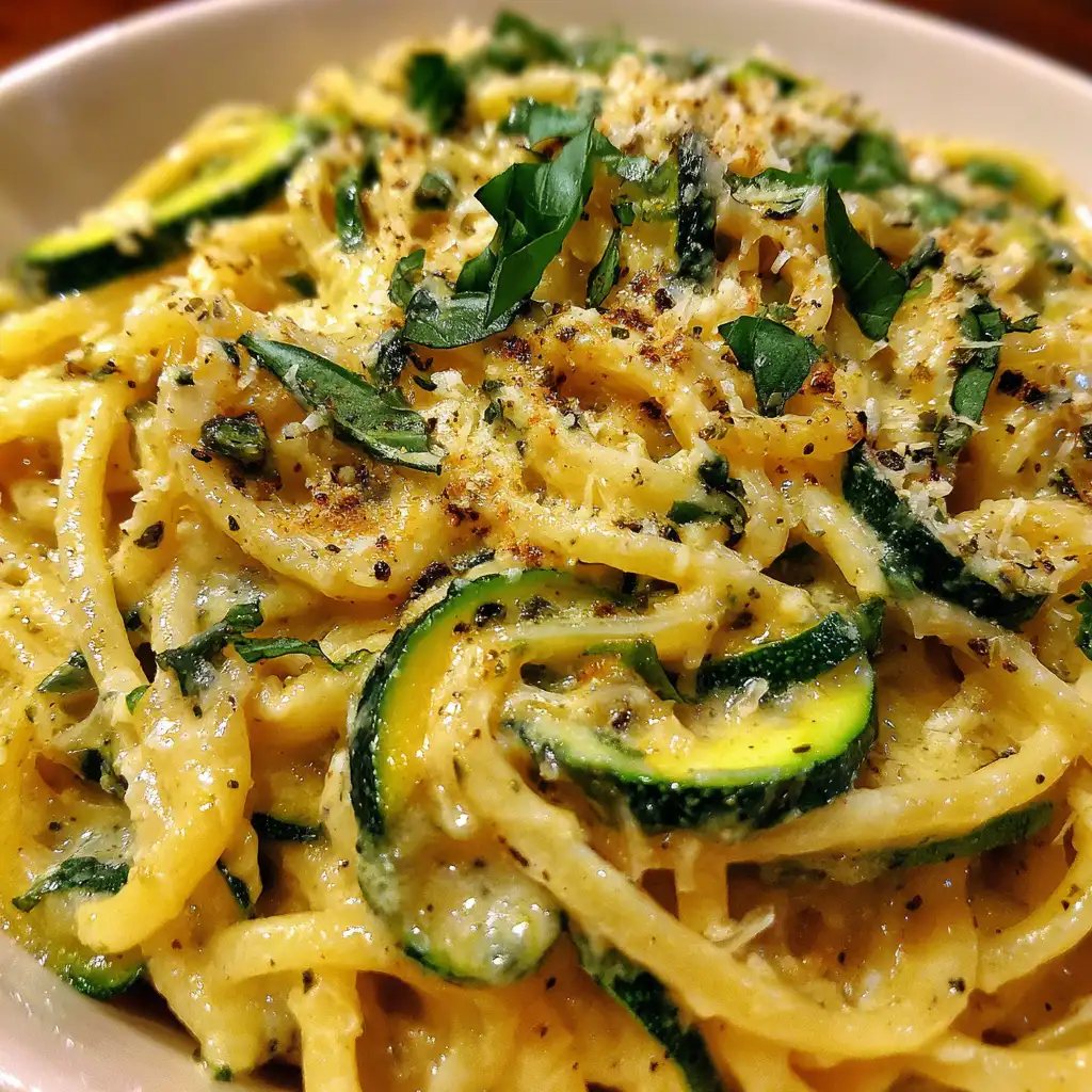 Creamy Zucchini Pasta Recipe