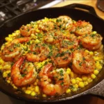 Garlic Butter Shrimp and Corn Skillet Recipe delights your taste buds!