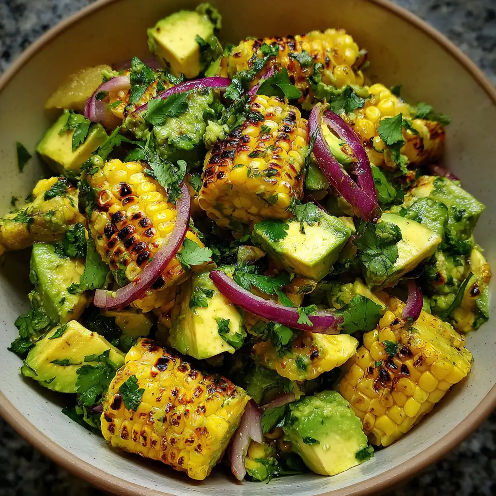 Grilled Corn Avocado Salad A Flavorful Delight Awaits!