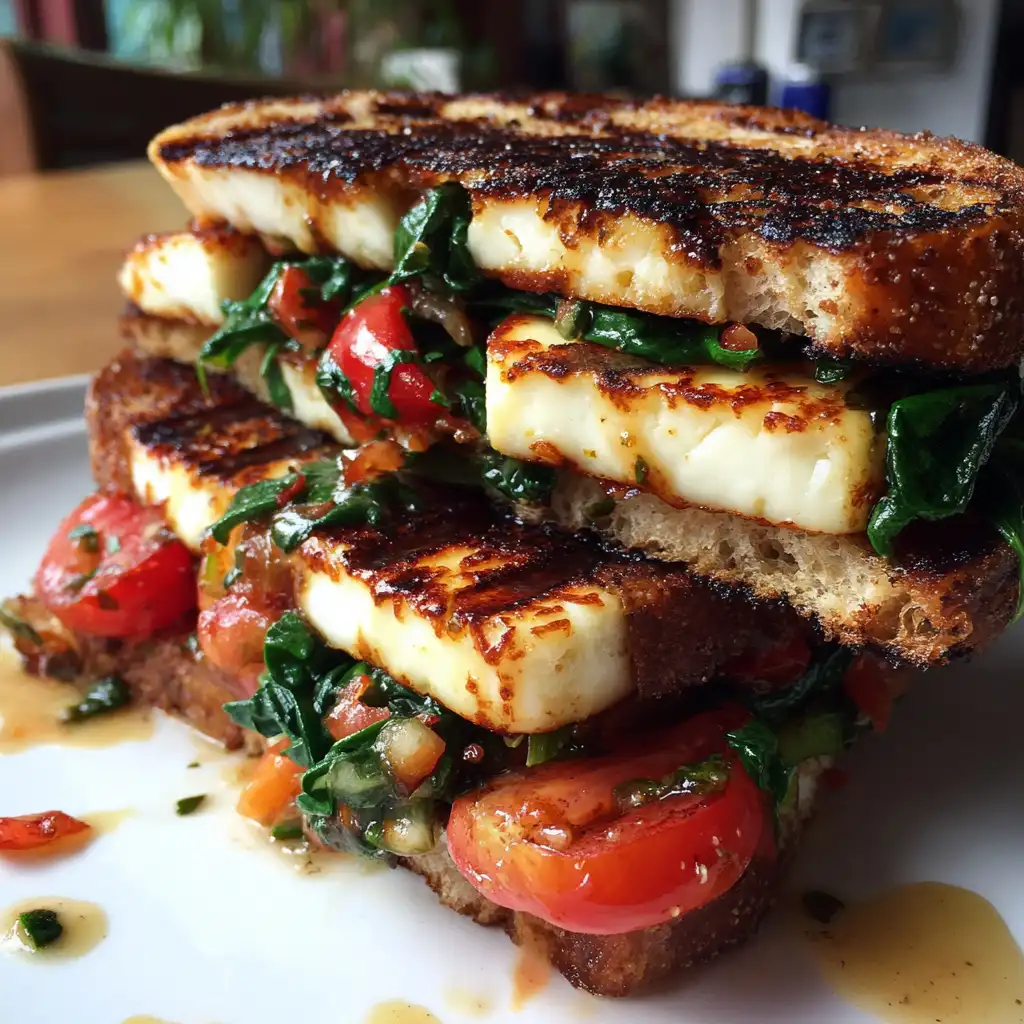 Grilled Halloumi Sandwich Recipe Discover a Tasty Delight!