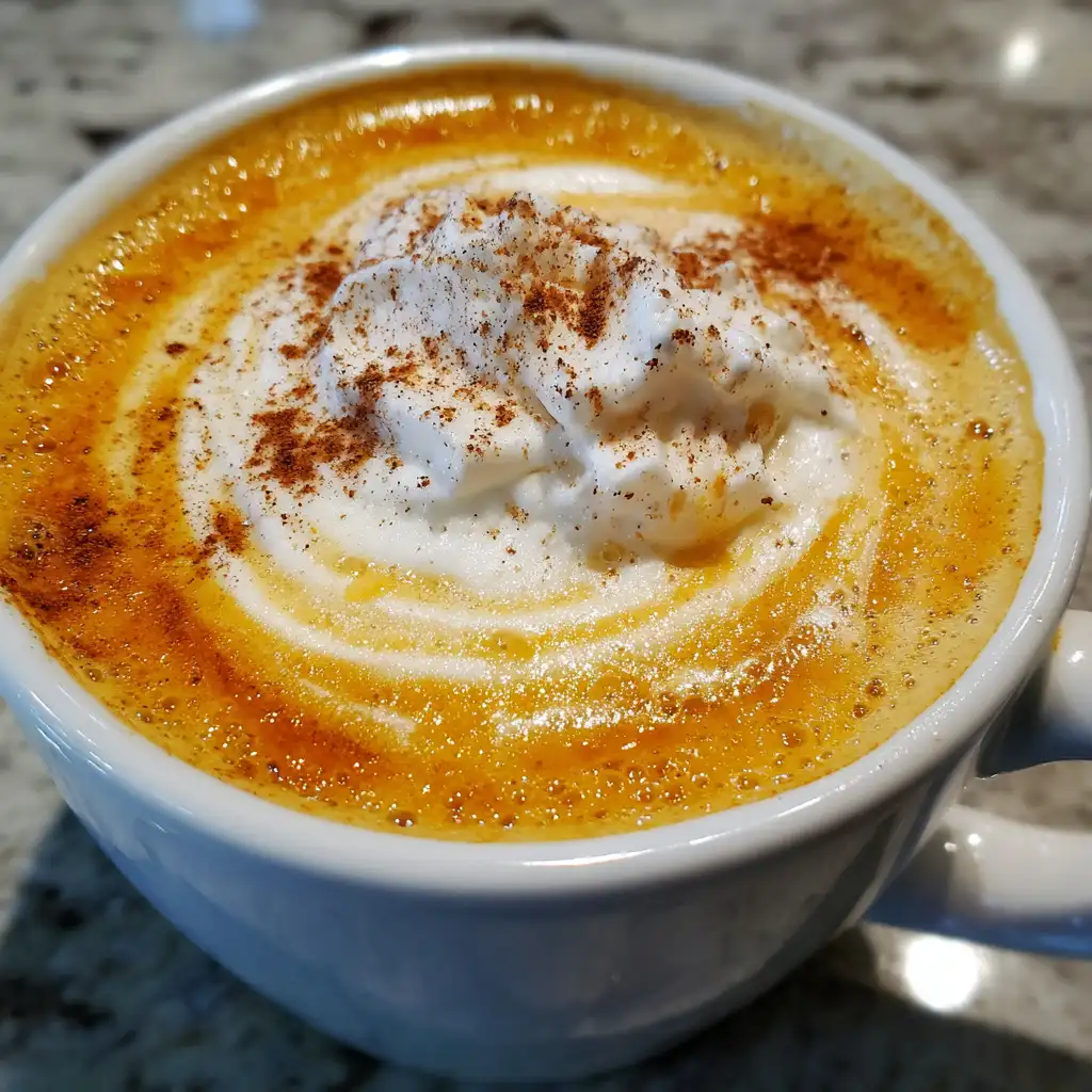 Hot Spiced Pumpkin Latte Recipe