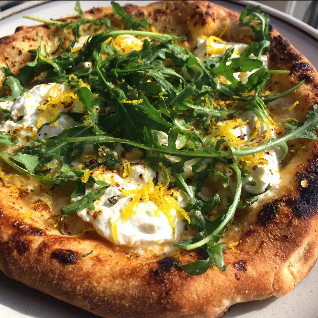 Lemon pizza recipe