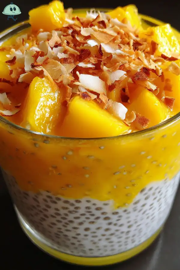 Mango Coconut Chia Pudding